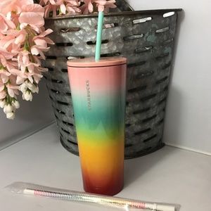 Starbucks Rainbow Stainless Steel Tumbler Straw